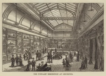 De Kunsttentoonstelling in Leicester
